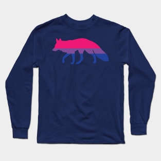 Pride Animals- Bisexual Fox Long Sleeve T-Shirt